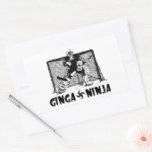 Ginga Ninja - Hockey Goalie Rechthoekige Sticker (Envelop)