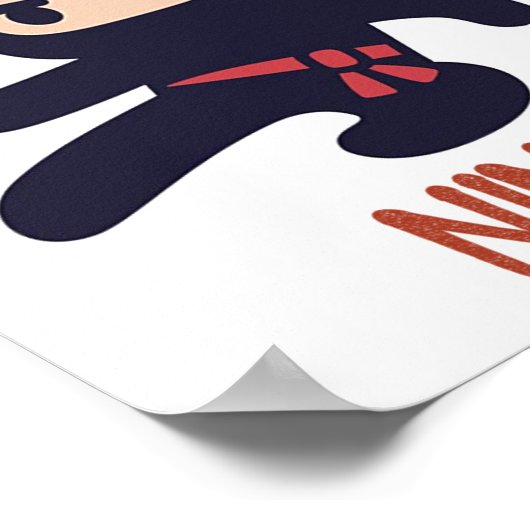 Ginga Ninja Poster Redhead Funny Wall (Hoek)