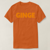 Ginge RedheadGinger T-shirt (Design voorkant)