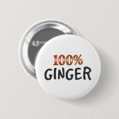 Ginger 100 % ronde button 5,7 cm (Voorkant /achterkant)