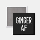 Ginger Af T-shirt Ierse mannen vrouwen St. Patrick Magneet (Voorkant / Achterkant)