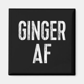 Ginger Af T-shirt Ierse mannen vrouwen St. Patrick Magneet