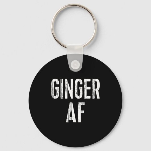 Ginger Af T-shirt Ierse Mannen Vrouwen St Patricks Sleutelhanger (Voorkant)