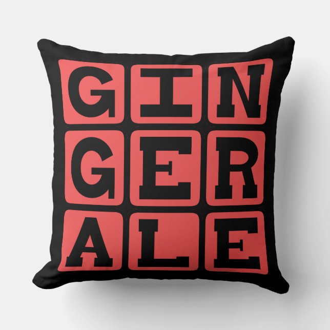 Ginger Ale, Maagpijn Medicijn Kussen (Voorkant)
