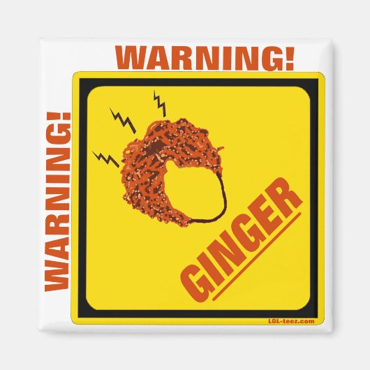 Ginger Alert. Magneet (Voorkant)