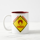 Ginger Alert. Tweekleurige Koffiemok (Links)