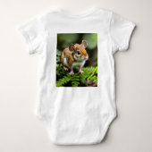 Ginger Australian Hopping Mouse, Baby Bodysuit (Achterkant)