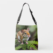 Ginger Australian Hopping Mouse, Crossbody Bag Tas (Achterkant)