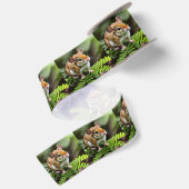 Ginger Australian Hopping Mouse, Satin Ribbon Satijnen Lint (Achterkant)