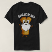 Ginger Baard Grappig Gingerbread Voedsel Pun T-shirt (Design voorkant)