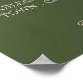 Ginger Baard Model, Heren Kappers Prijslijst Poster (Hoek)