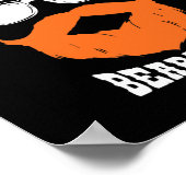 Ginger Beard Man Funny Redhead Irish Bearded Manne Poster (Hoek)