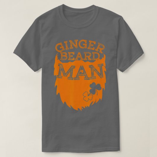 Ginger Beard Man Funny St Patricks Day for Men Boy T-shirt (Design voorkant)