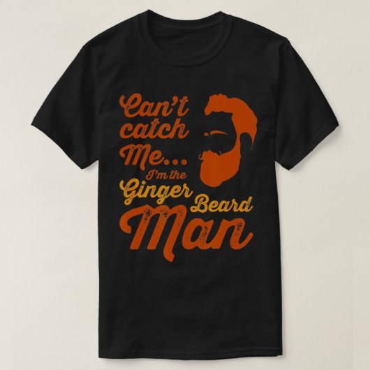 Ginger beard man grappig Hipster slogan voor manne T-shirt (Design voorkant)