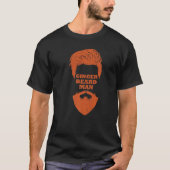 Ginger Beard Man Redhead Ginger Pap Vader Mannen T-shirt (Voorkant)