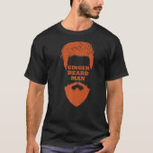 Ginger Beard Man Redhead Ginger Pap Vader Mannen T-shirt (Voorkant)