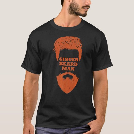 Ginger Beard Man Redhead Ginger Pap Vader Mannen T-shirt (Voorkant)