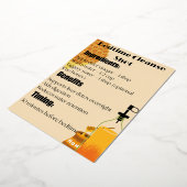 Ginger Beet Lemon Detox Shot Folie Uitnodiging (Gedraaid)