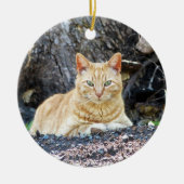 Ginger Boy Keramisch Ornament (Voorkant)