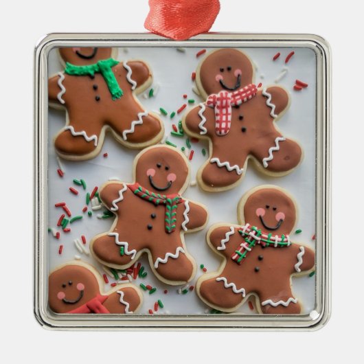 Ginger Bread Cookies Metalen Ornament (Voorkant)