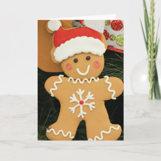 Ginger Bread Feestdagen Kaart