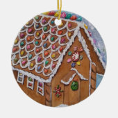 Ginger Bread House Keramisch Ornament (Voorkant)