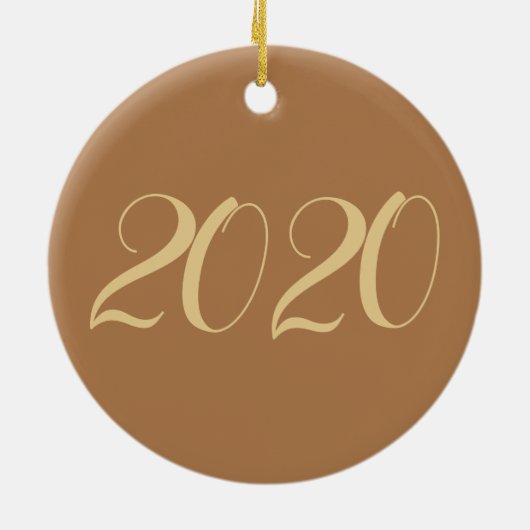 Ginger Bread House Keramisch Ornament (Achterkant)