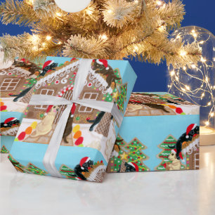 Ginger Bread House Labradors schilderen Cadeaupapier