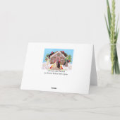 Ginger Bread House Labradors schilderen Feestdagen Kaart (Achterkant)