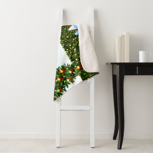 GINGER BREAD HOUSE SHERPA DEKEN (In situ)