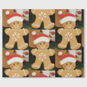 Ginger Bread Man Cadeaupapier (Vlak)