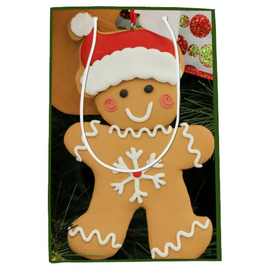Ginger Bread Man Medium Cadeauzakje (Voorkant)