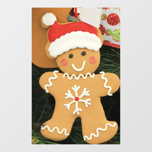 Ginger Bread Raamsticker (Vel)