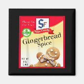 Ginger Bread Spice Group Costume Family Matching H Magneet (Voorkant)