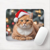 Ginger Brits Korthaar Kerstmis Muismat (Met muis)