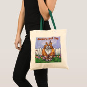 Ginger Cat Book Bag Tote Bag (Voorkant (product))