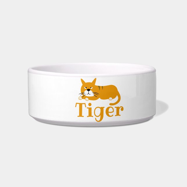 Ginger Cat Bowl Voerbakje (Voorkant)