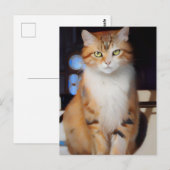 Ginger Cat Briefkaart (Voorkant / Achterkant)