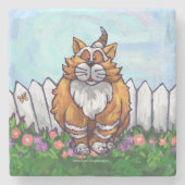 Ginger Cat Cadeaus & Accessoires Stenen Onderzetter (Voorkant)