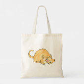 Ginger Cat Canvas tas (Achterkant)