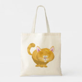 Ginger Cat Canvas tas (Achterkant)