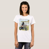 Ginger Cat Chicken Ride T-shirt (Voorkant volledig)