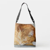 Ginger Cat Cross Body Bag Crossbody Tas (Achterkant)