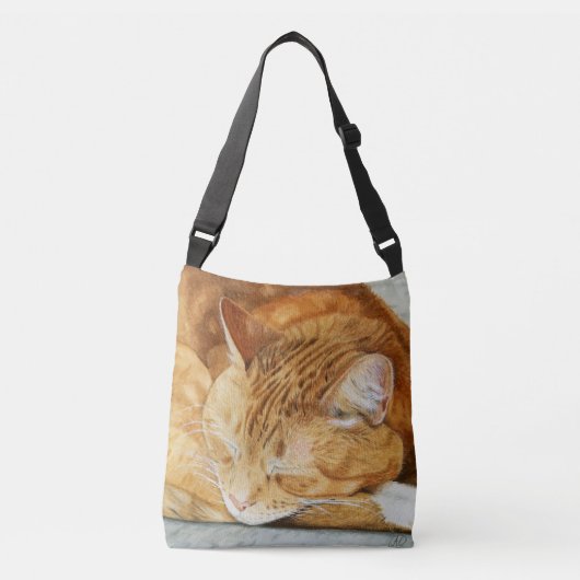 Ginger Cat Cross Body Bag Crossbody Tas (Voorkant)