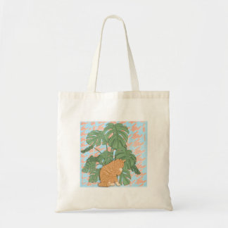 Ginger Cat door Kaas Plant Design Canvas tas