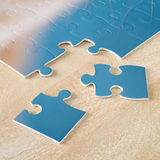 Ginger Cat Dragen Bril Legpuzzel (Zijkant)