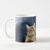 Ginger Cat en Full Moon Classic Mok (Links)