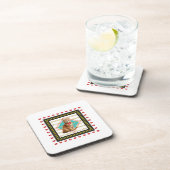 Ginger cat en Golden chain Hard plastic onderzette Bier Onderzetter (Rechterzijde)