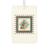 Ginger cat en Golden chain Hard plastic onderzette Luchtverfrisser (Achterkant)