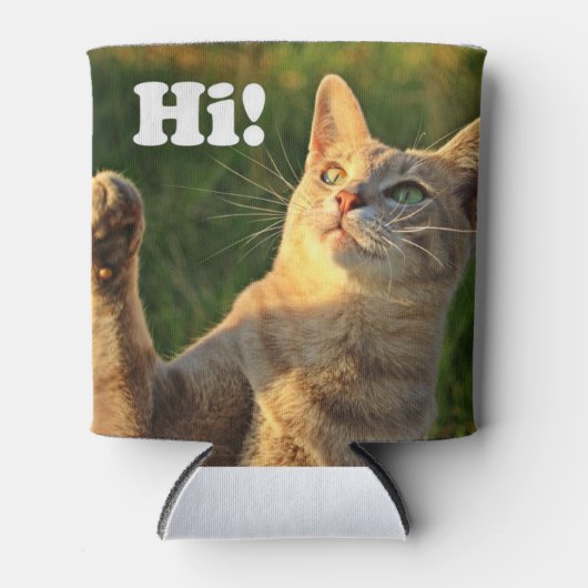 Ginger Cat Gezegde Hoi! Blikjeskoeler (Voorkant)